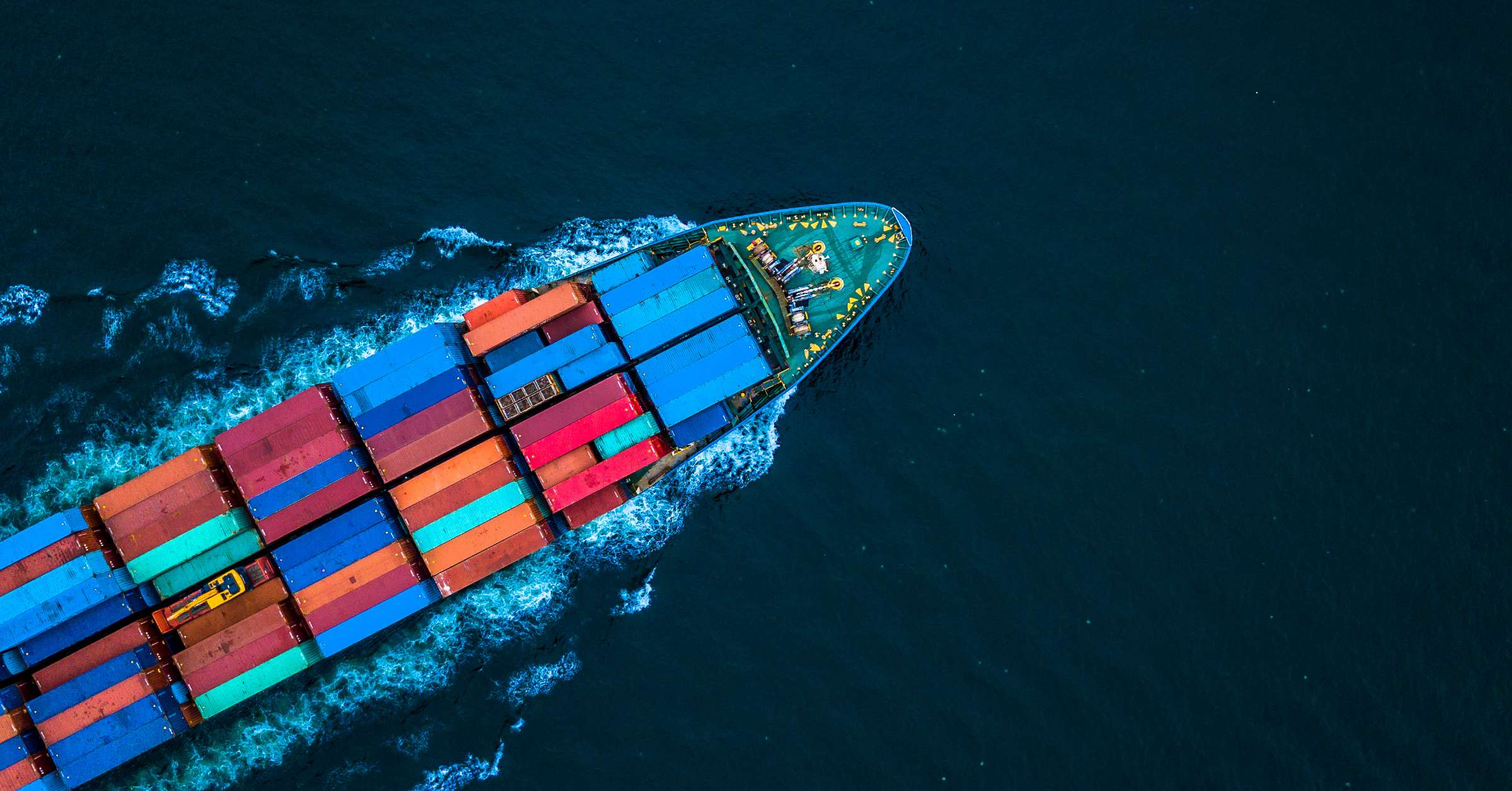 Hope Global cargo ship aerial view